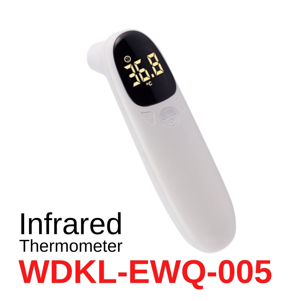Digital Thermometer Infrared Non Contact Temperature Meter Fever Sensor Forehead Body Cek Demam Sakit Selesema