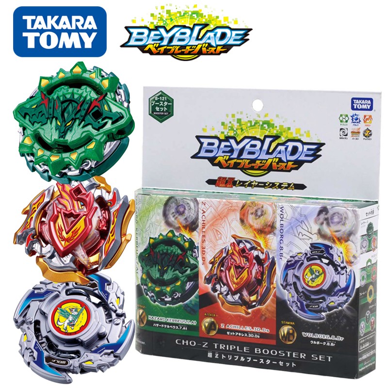 beyblade burst cho z triple booster set