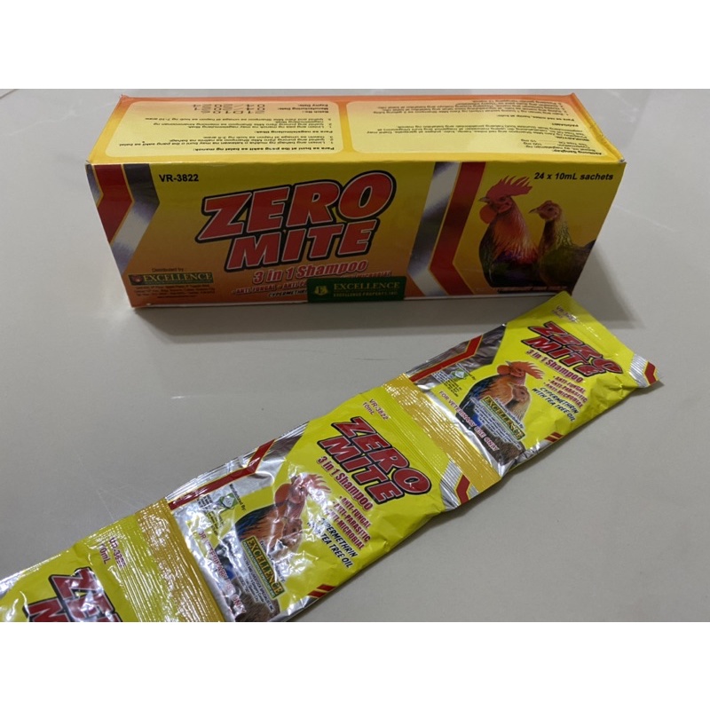 Zero Mite ( Shampoo ayam 10ml ) Shopee Malaysia