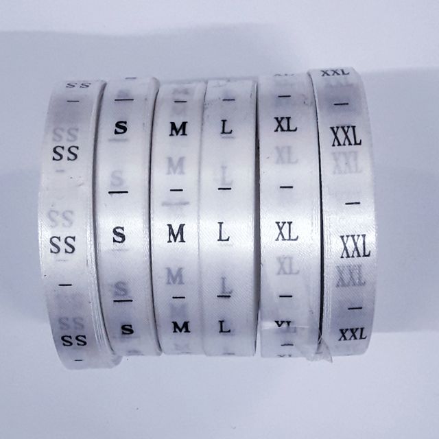 size label (putih satin)