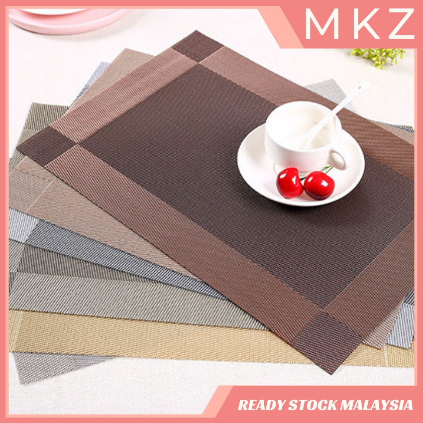 READY STOCK Placemat Dining Table Lapik Alas Pelapik Meja READY STOCK Placemat Dining Table Lapik Alas Pelapik Meja