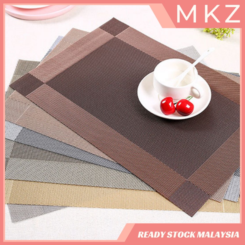 READY STOCK Placemat Dining Table Lapik Alas Pelapik Meja 