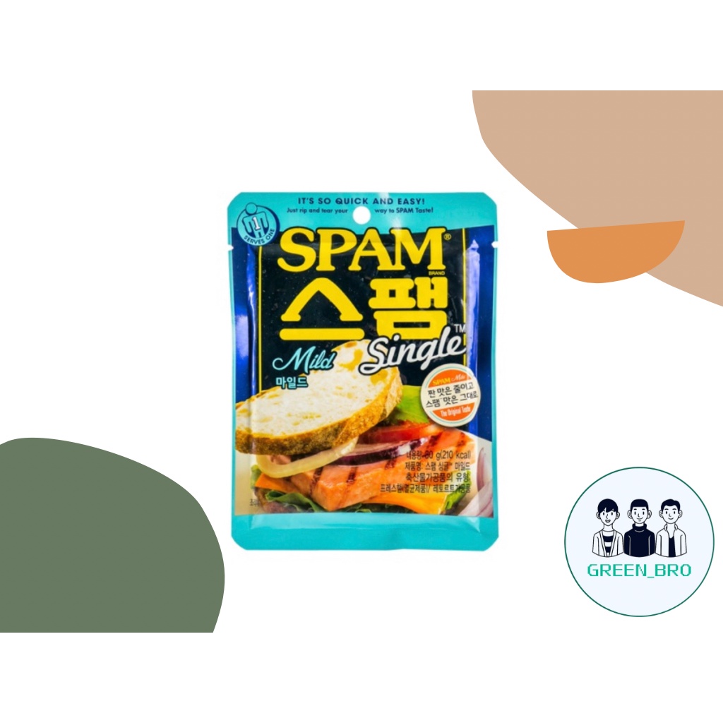 [CJ] Korea SPAM Canned Meat Ham Light Single 80g Shopee Malaysia