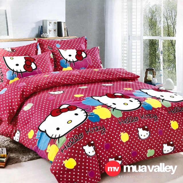 Bedding Set Sofia The First Hello Kitty Single Fitted Bed Cartoon