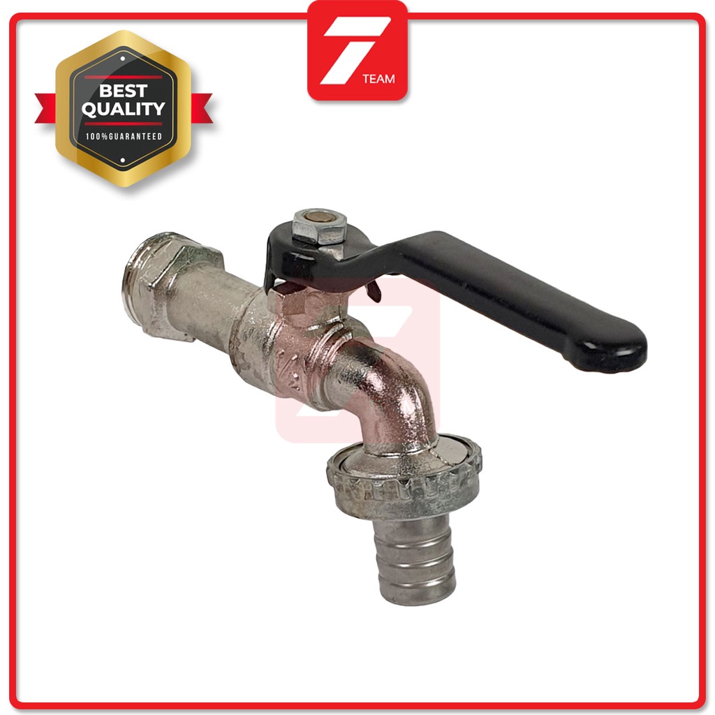 1/2" Brass Ball Tap Washing Machine Tap Bathroom Garden Tap Shopee