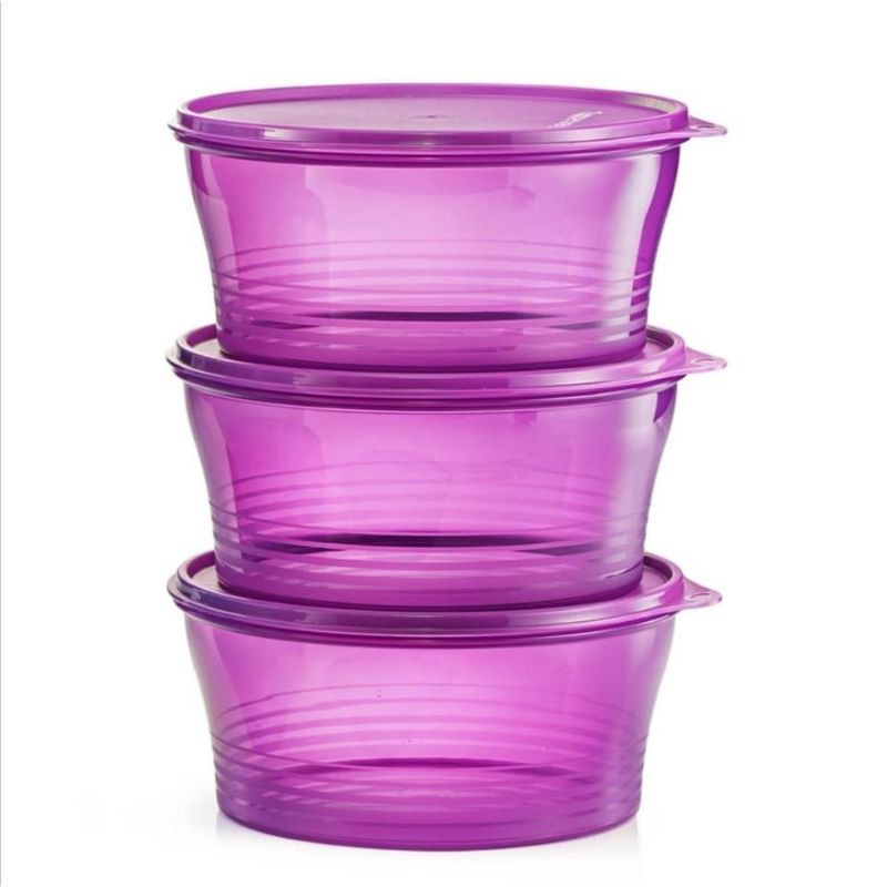 Tupperware Big Wonders Large Warna Purple cantik saiz 1.9L buat bancuh cekodok bawang cekodok pisang memang sedap