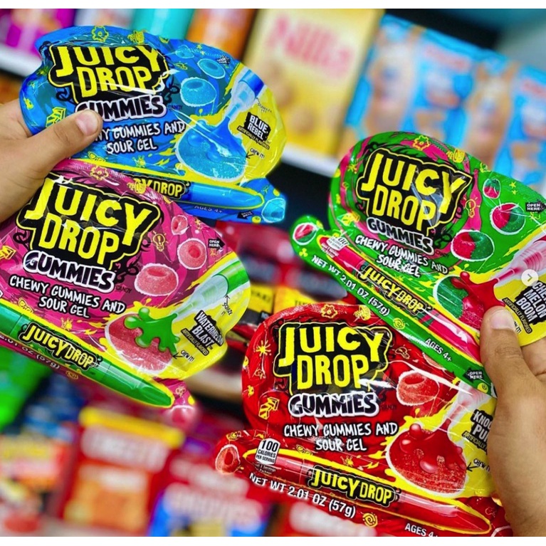 Juicy Drop Gummy Candy Sweet Gummies And Sour Gel Pen Candy Usa Shopee Malaysia 