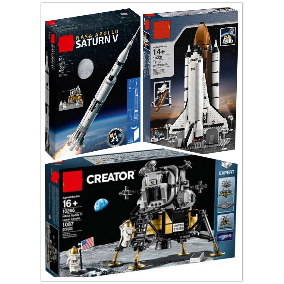 saturn v lego rocket