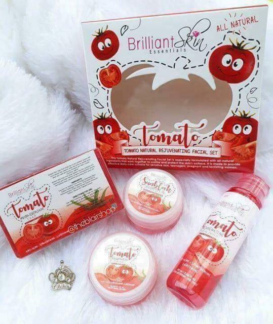 set tomato skincare