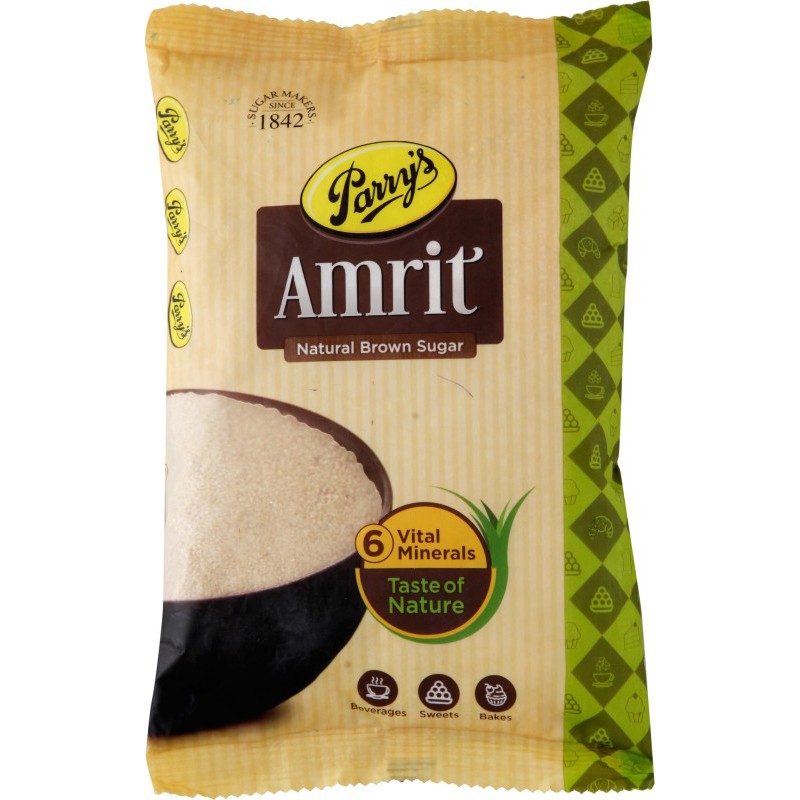 Parrys Amrit Natural Brown Sugar - 500g ( Alternative For White Sugar )