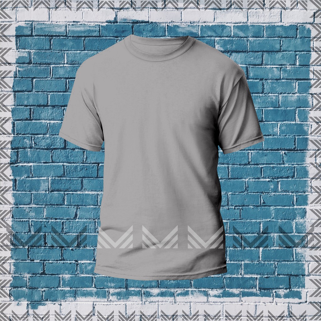 Download T Shirt Big Size Soft Style Round Neck 100 Cotton Adult Plain Blank T Shirt Unisex Baju Kosong Shopee Malaysia