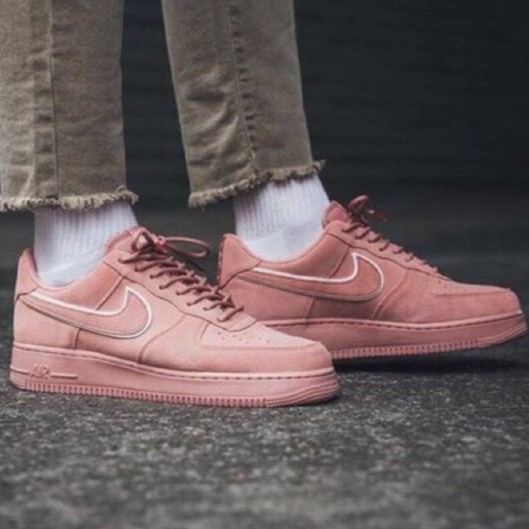 nike air force pink suede womens