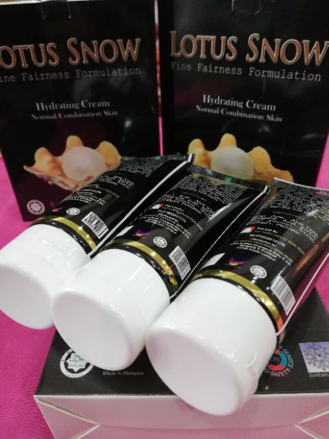 lotus snow hydrating cream
