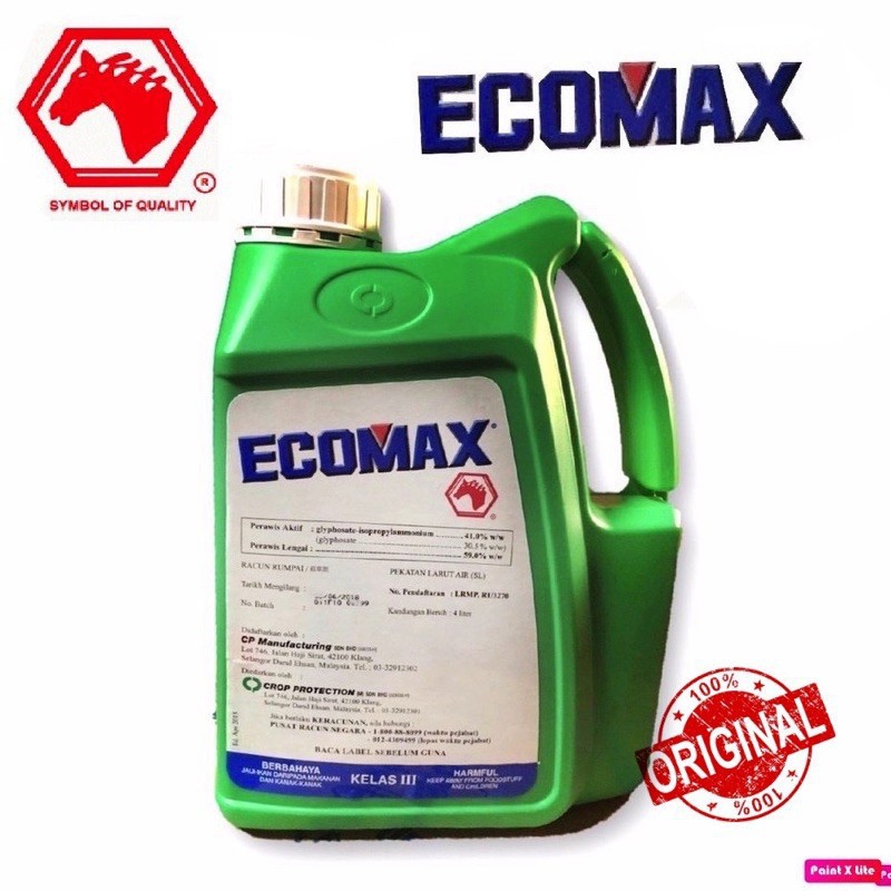 100 Original Ecomax Rain Up Granup 41 Rumpai Lalang 4l Sama Dengan Round Up Balass Ken Up Shopee Malaysia