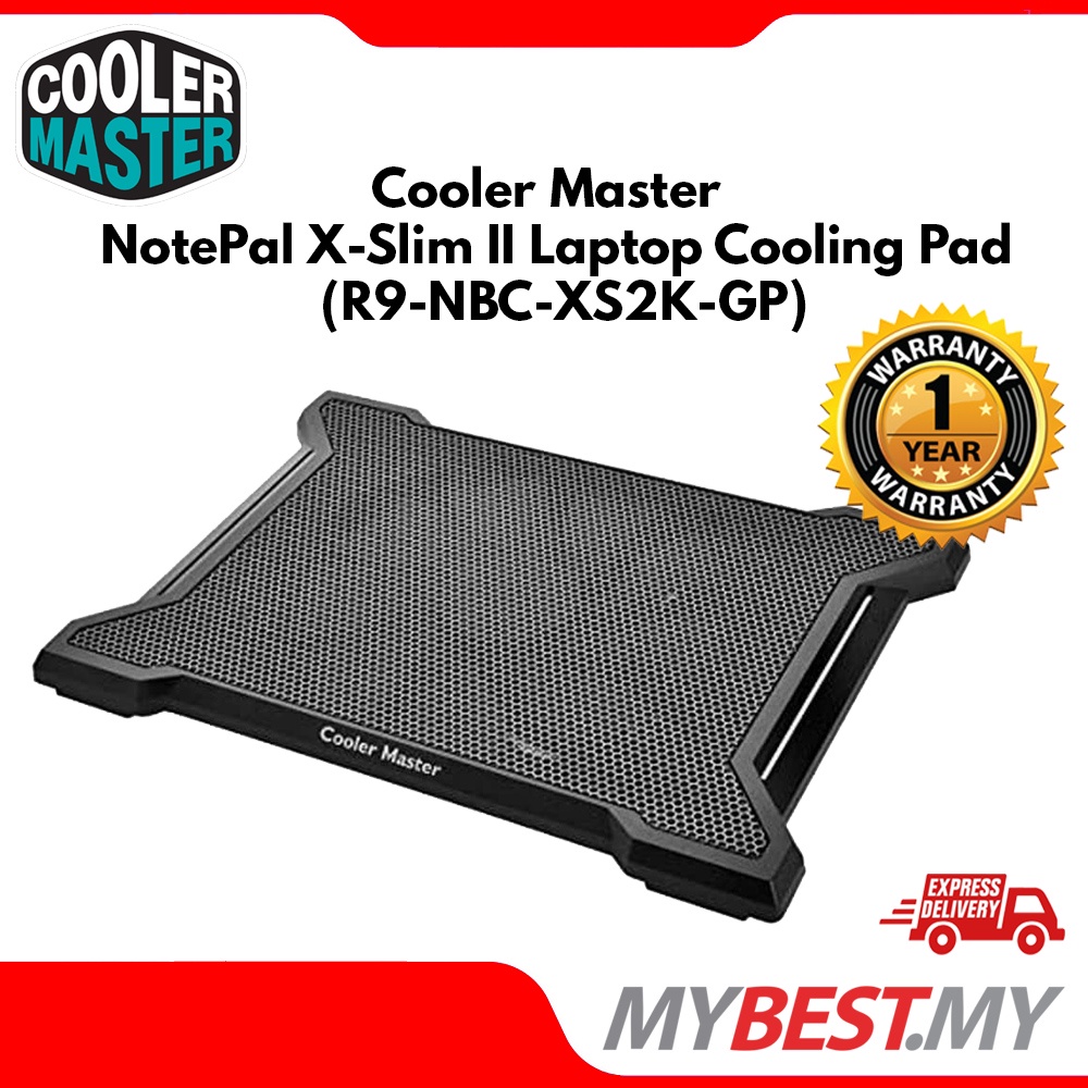 Cooler Master XSlim II NotePal Laptop Cooler Pad Support Up to 15.6