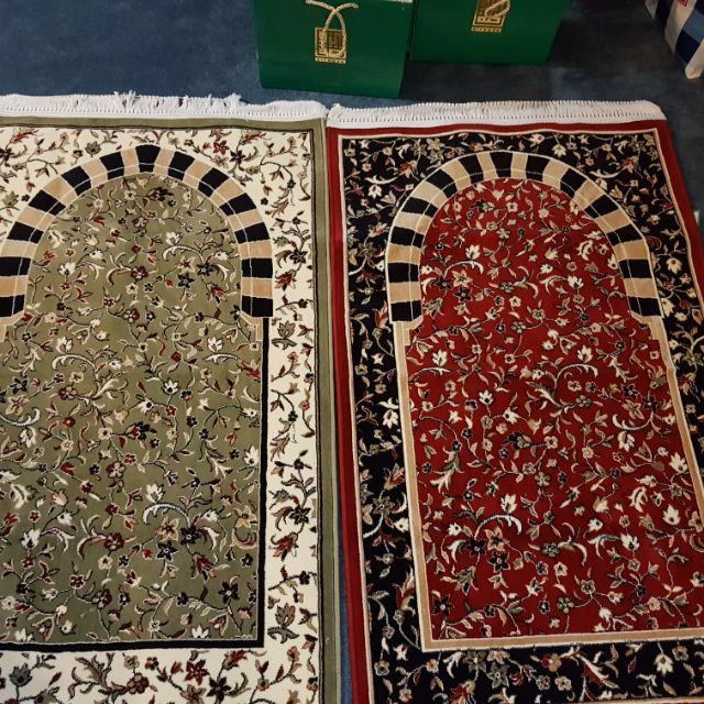 SEJADAH RAUDHAH( RAUDHAH RUG) EXCLUSIVE MADINAH -2 pieces | Shopee Malaysia