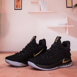 lebron james black and gold sneakers