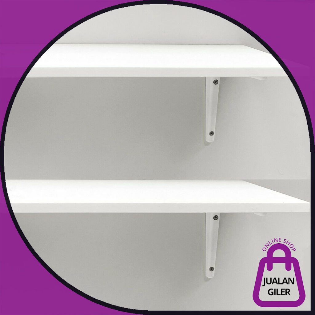 IKEA BURHULT / SIBBHULT WALL SHELF WHITE 59X20CM IKEA WALL SHELF RAK