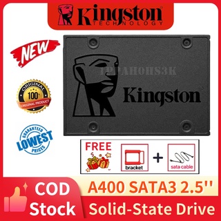 Local Stock Kingston SSD A400 SATA 3 Solid-State Drive-SSD 120GB/240GB/480GB/960GB Included Free Bracket and Sata Cable