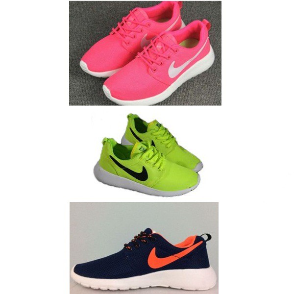 pink and green roshe runs