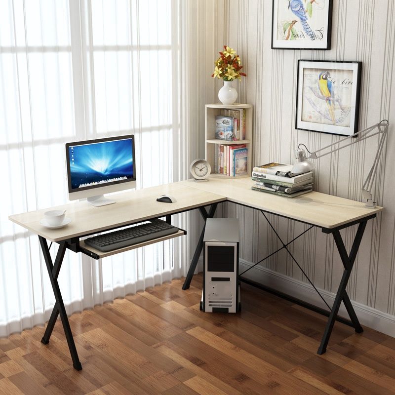 Simple Modern Single Person Corner Desk Designer L Shaped Desk