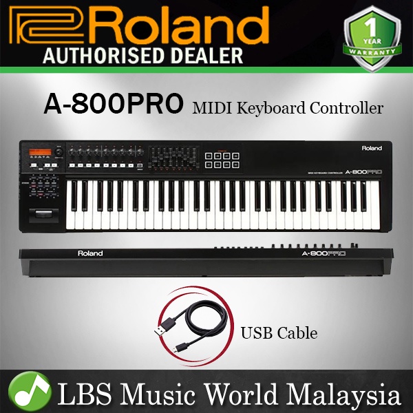 Roland A-800PRO 61 Key usb MIDI Keyboard Controller Pro Series (A800Pro A800  Pro) Shopee Malaysia