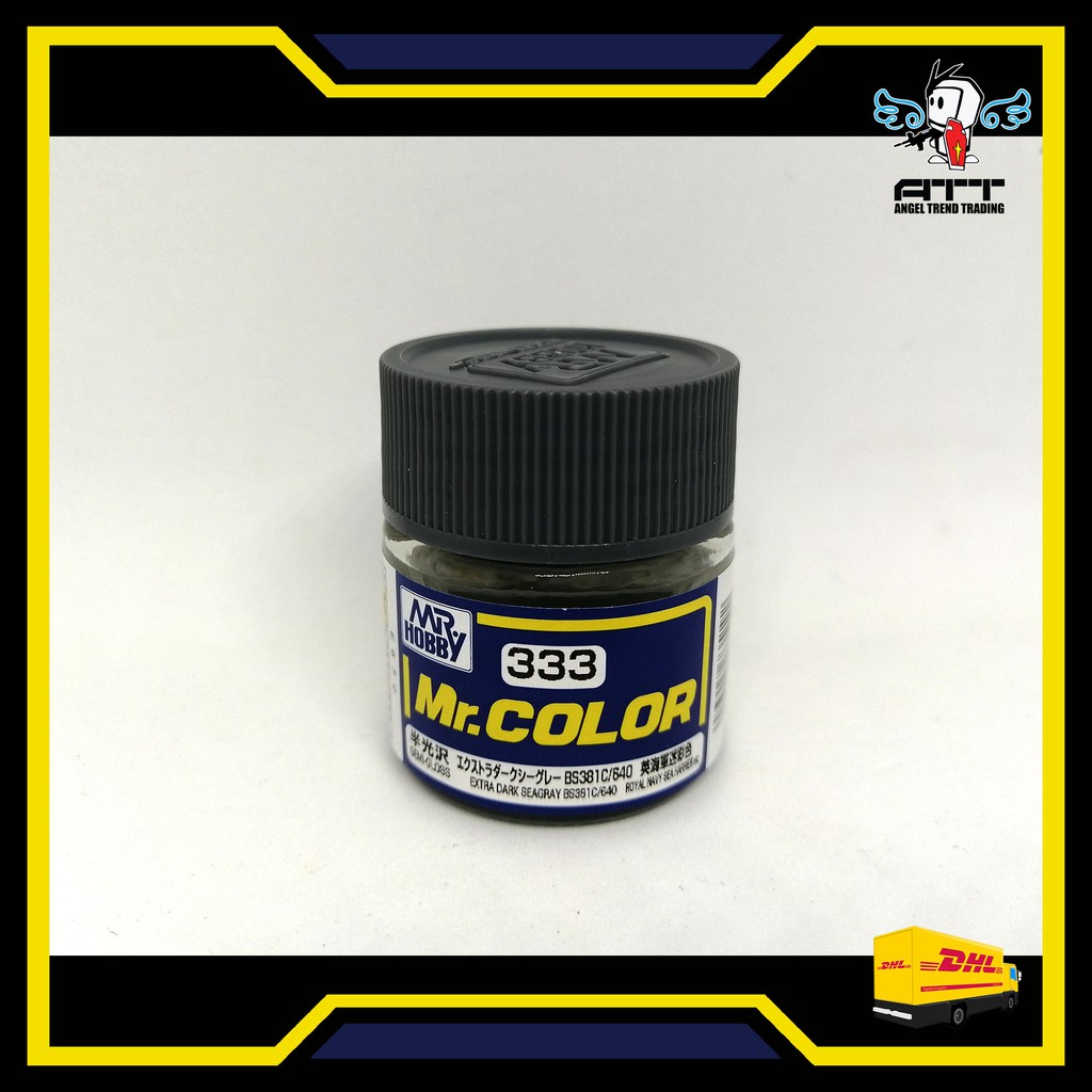 MR.COLOR 333 EXTRA DARK SEAGREY BS381C/640 10ML (Gunpla Gundam Paint ...