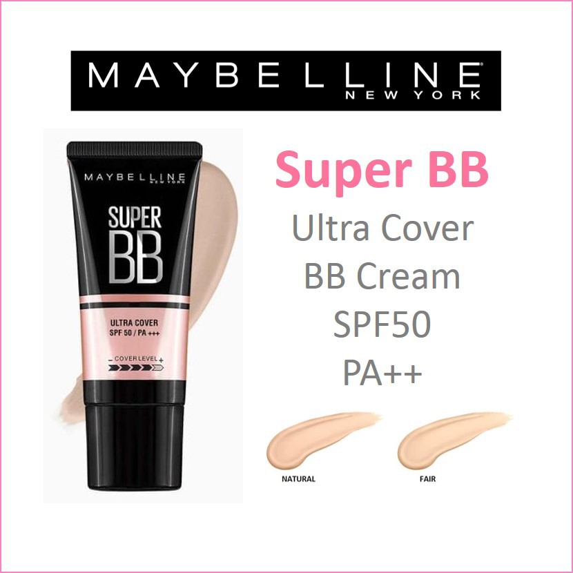 Maybelline Super Bb Cream Ultra Cover Spf50 Pa Promo Maybelline Super Bb Cream Ultra Cover Spf50 Pa Shopee Malaysia