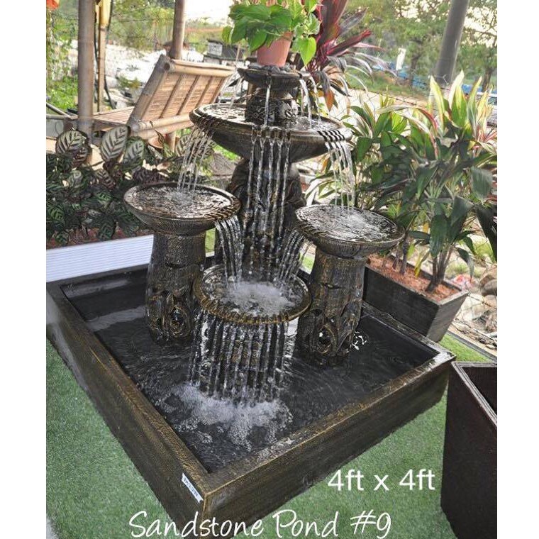 Feng Shui Sandstone Water Pond Fountain Garden Water ...