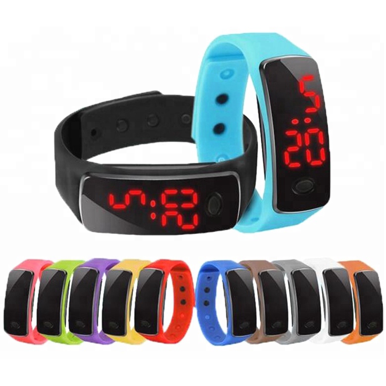 led silicone bracelet watch price