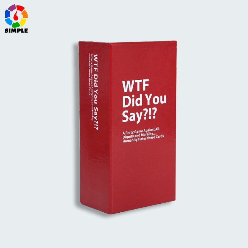 WTF Did You Say?!? Card Board Party Gathering Family Children Adult Chess Cards Against Humanity Game Kids Boys Toys