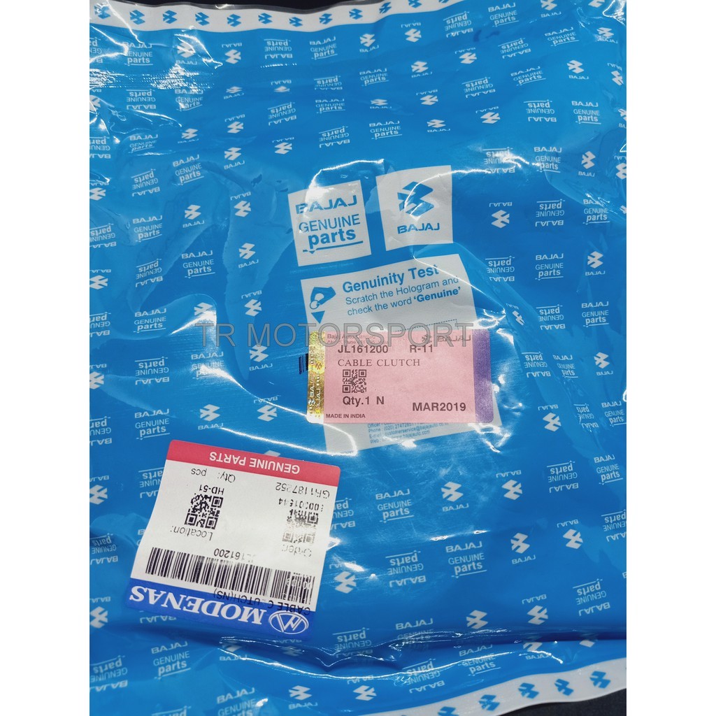 BAJAJ / MODENAS PULSAR NS 200 CLUTCH CABLE Shopee Malaysia