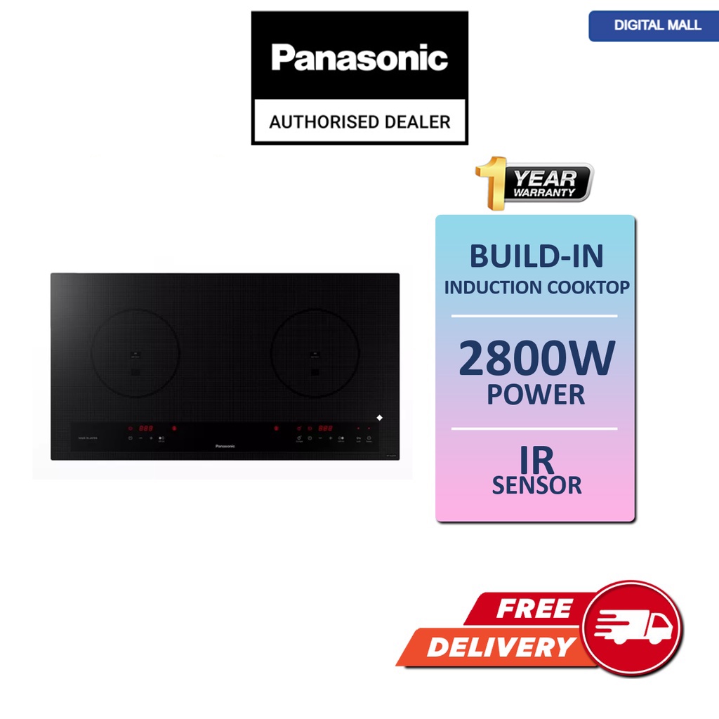 PANASONIC KY-A227EKSK Induction Cooktop IH 5600W 74CM Built In Cooktop Electric Stove IR Sensor Dapur Periuk Induksi 电磁炉