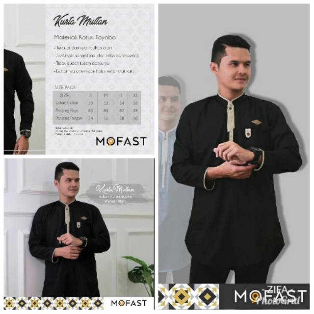  Baju  Koko  Hitam Multan by MOFAST Shopee  Malaysia