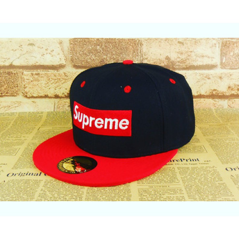 black supreme snapback