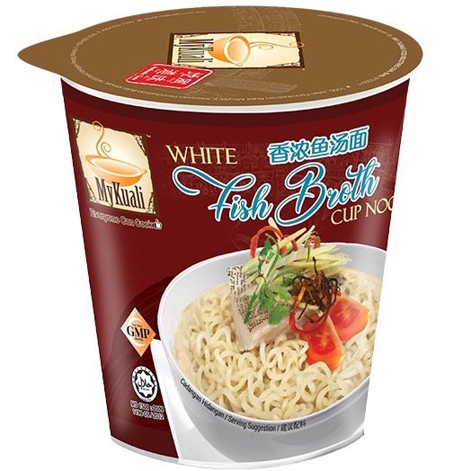 香浓鱼汤面 MyKuali White Fish Broth Cup Noodle 75g [HALAL]