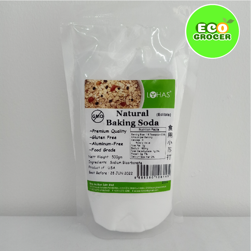 Natural Baking Soda ( Edible ) 500gm ( USA ) Shopee Malaysia