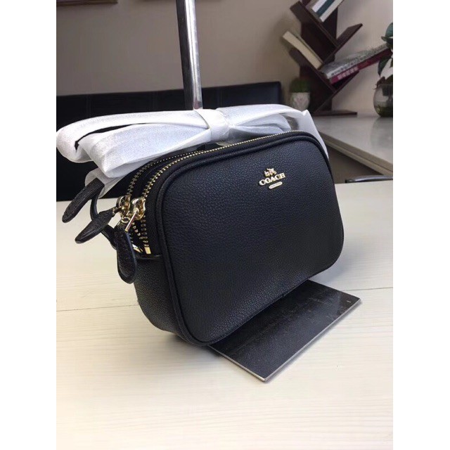 coach small sling bag black