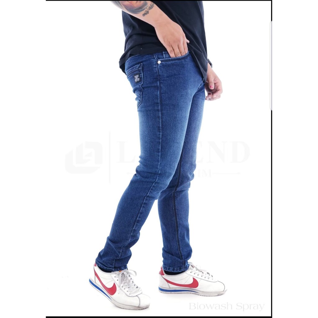 BEST SELLING long skinny semi slim fit jeans fifteen men's/ men's cheap and wholesale