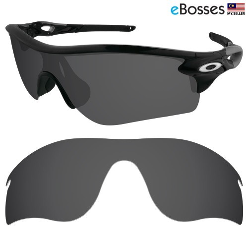 eBosses Polarized Replacement Lenses for RadarLock Path - Solid Black ...