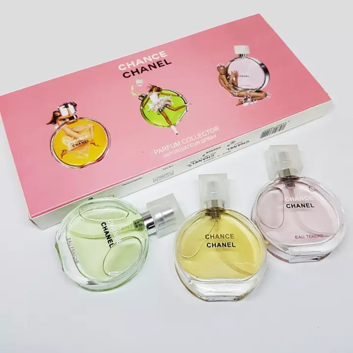 Chanel Chance Miniature Set 3 in 1 | Shopee Malaysia