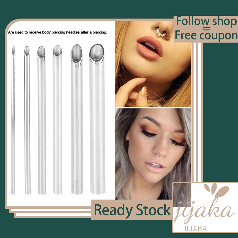 Stainless Steel Piercing Receiver Needle Receiving Tube Body Jewelry