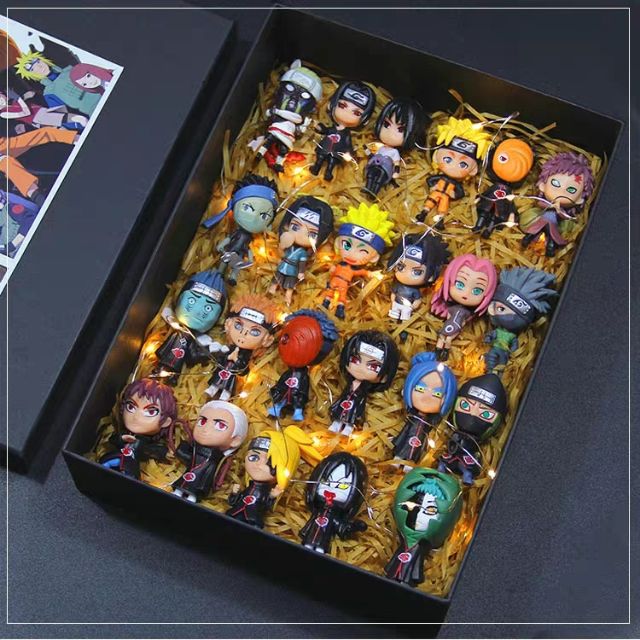 Naruto 23 jenis patung dalam 1 kotak (high 8cm) | Shopee Malaysia