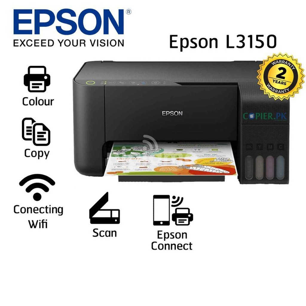 Epson L3150 L3156 Ecotank All In One Ink Tank Printer Shopee Malaysia