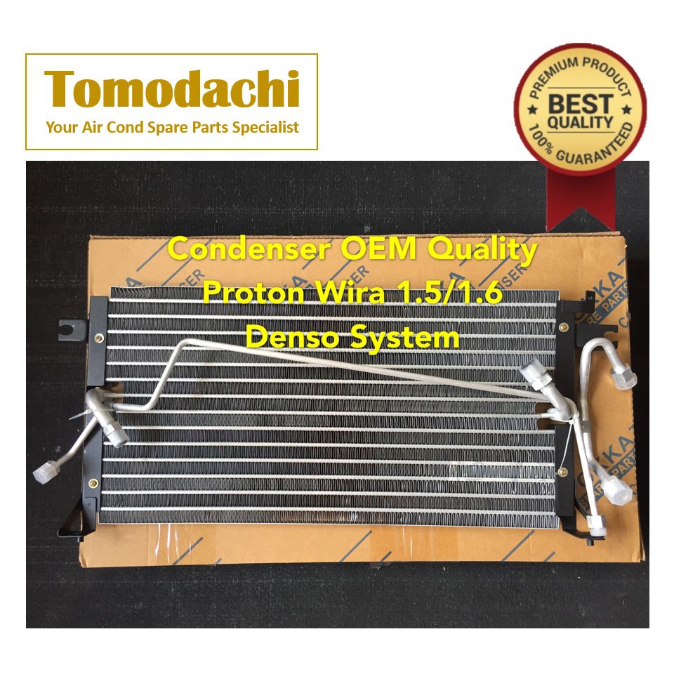 TOMODACHI Car Air Cond Condenser Aircond Proton Wira 1.3 1.5 1.6 Denso