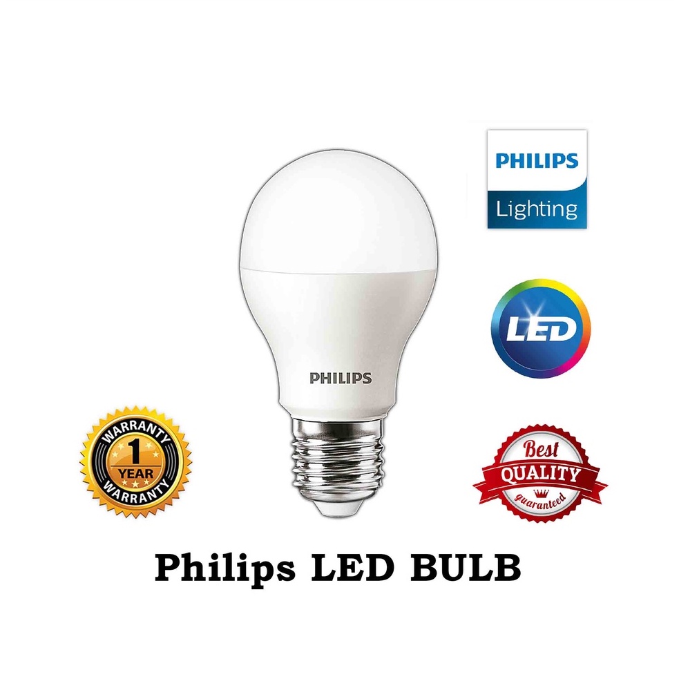 Philips A60 E27 Essential Led Bulb 5w 7w 9w 11w 13w Lampu Led Mentol