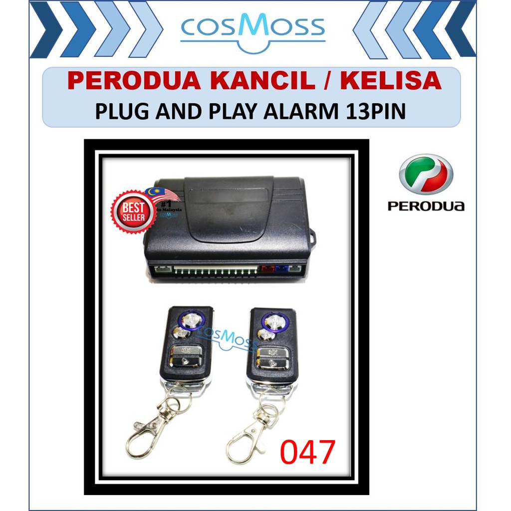 Perodua Kancil OEM Car Alarm Security System (13 PIN) Plug 