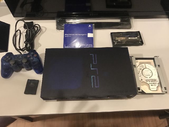 playstation 2 midnight blue