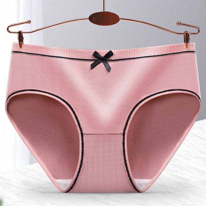 shopee: M-xxlwomen panties spender underwear breathing seamless underwear antibacterial panty seluar dalam Wanita women's underwear (0:3:Colour:Bean Red;1:3:Size:XXL)