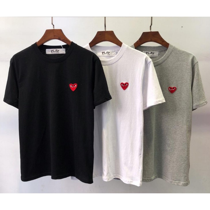 cdg play shirt womens